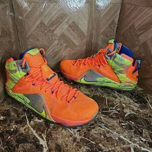 Nike men's LeBron 12 Six Meridians 684593-870 basketball shoe size 12.5. 534